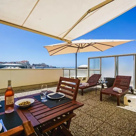 Apartment Cleo Keyweek With Terrace Sea Views Swimming Pool Biarritz